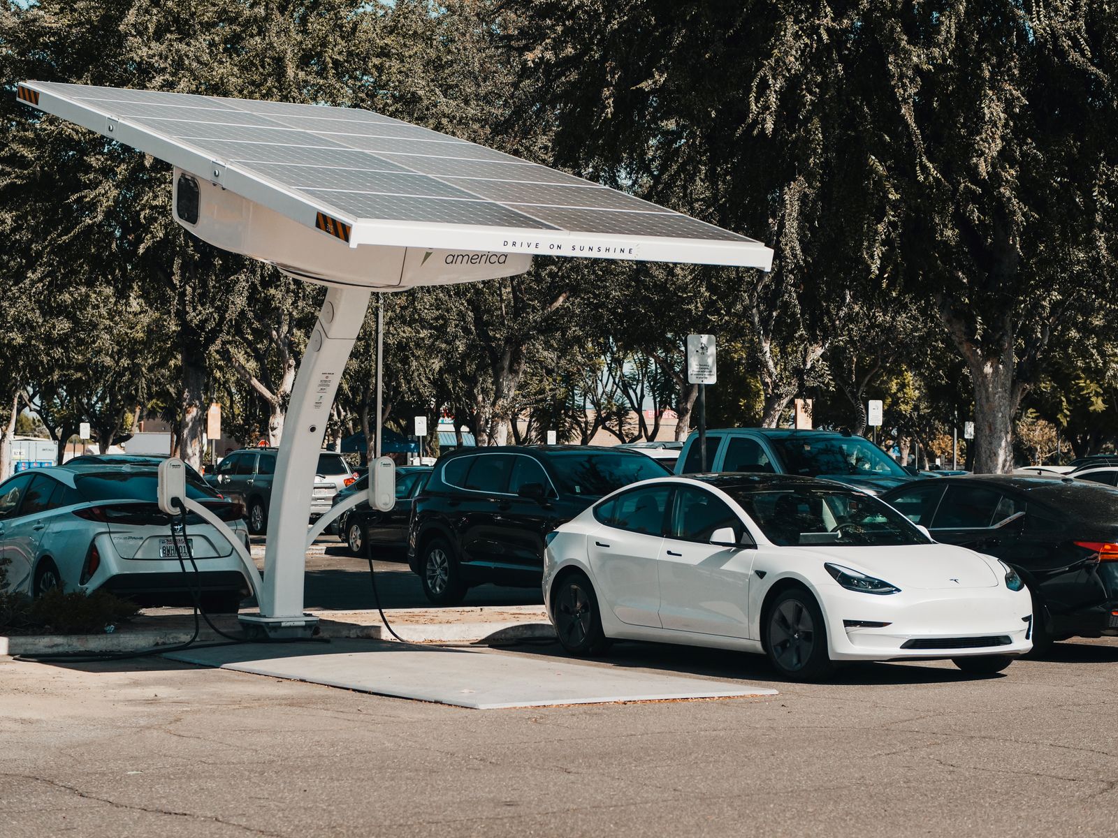 Public EV charging station