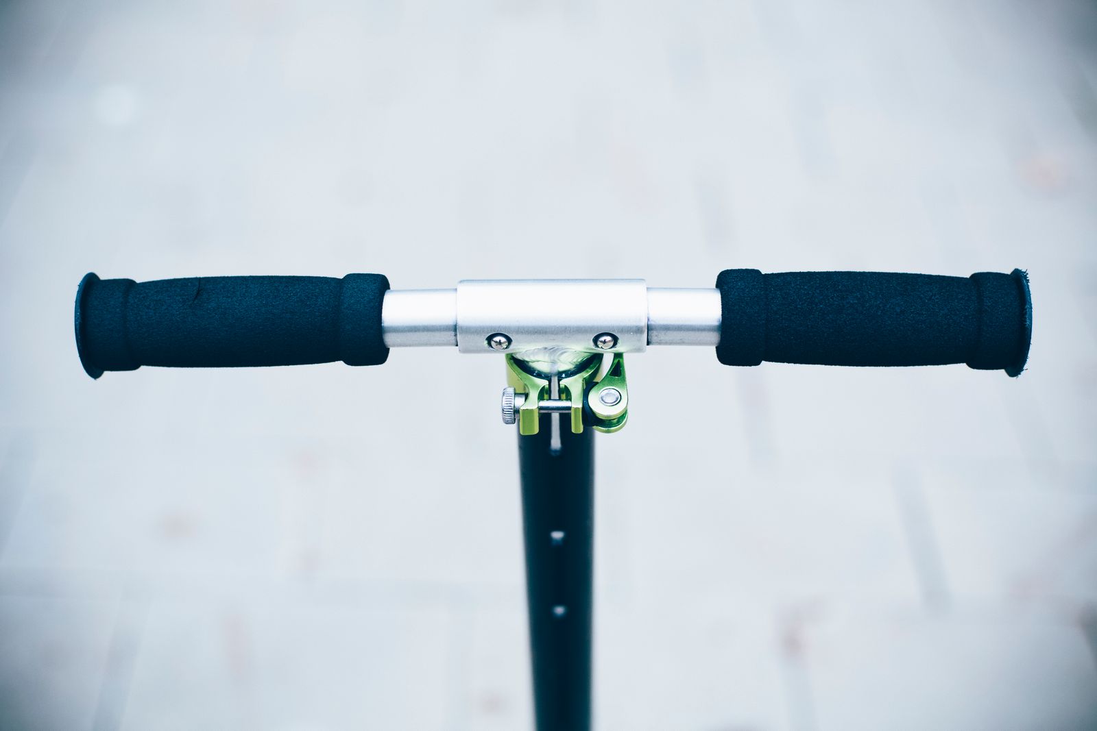 E-bike and e-scooter side by side